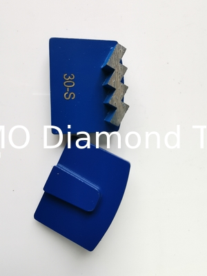 Aggressive ZIGZAG Segments  Redi Lock Diamond Grinding Shoes for Husqvarna
