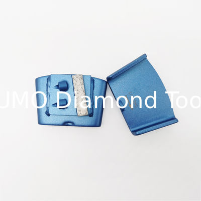 Herramientas diamantadas para esmerilado de hormigón Zapatas diamantadas para esmerilado con segmentos rectangulares dobles